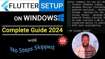 How to Install Flutter on Windows | Complete Guide 2024