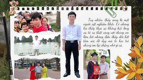 Bài dự thi "Thầy cô trong mắt em" - Lớp 8A5 năm học 2023 - 2024 trường THCS Phú Diễn -  Hà Nội