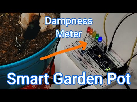 Arduino Smart Garden Pot - DIY Soil Moisture Meter