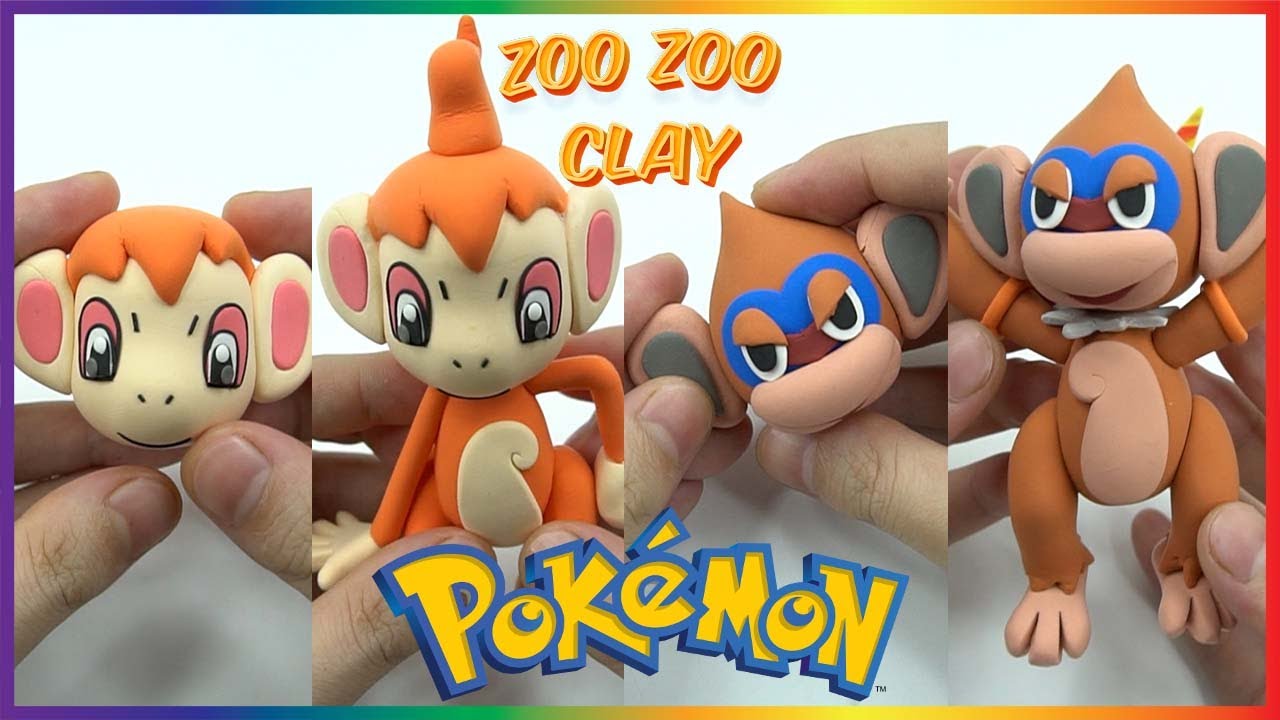 Pokémon Figures Making - Chimchar line(Monferno, Infernape)!! | Clay Art