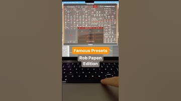 FAMOUS PRESETS #269: "Rob Papen" Pt. 1 ... 🤖 you know both? 👀