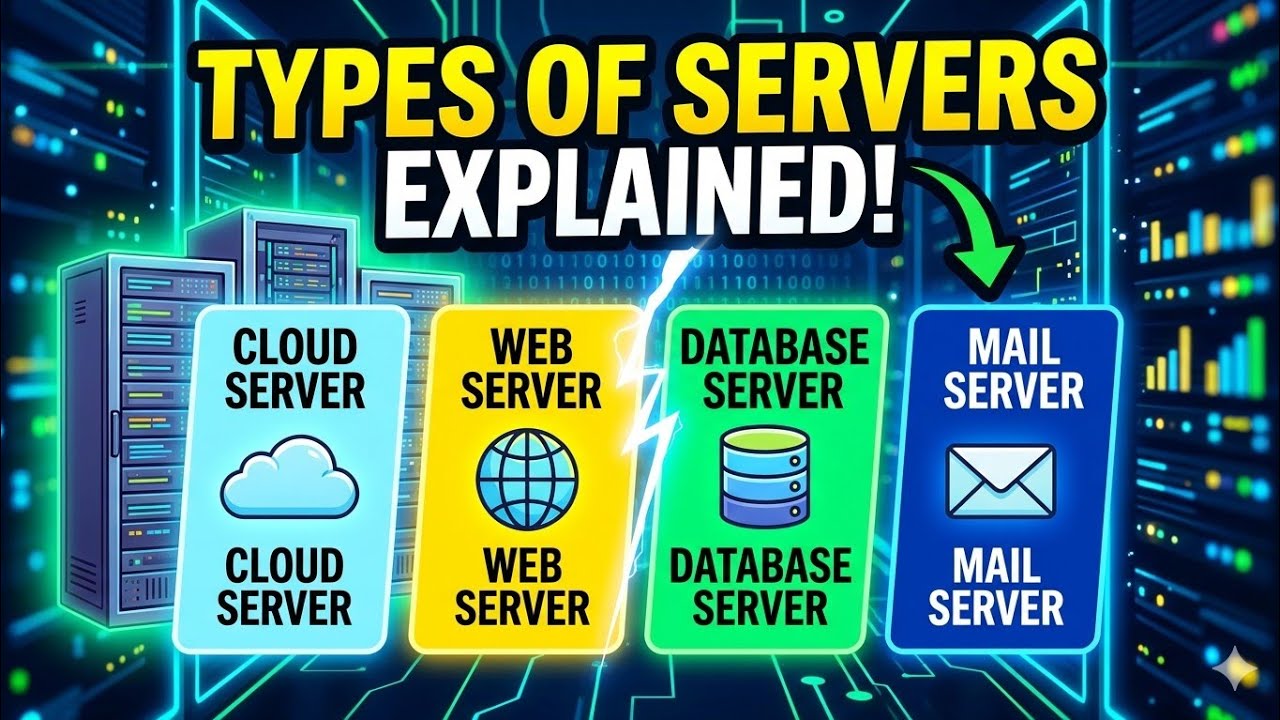 What is a Server? Types of Servers Explained - YouTube
