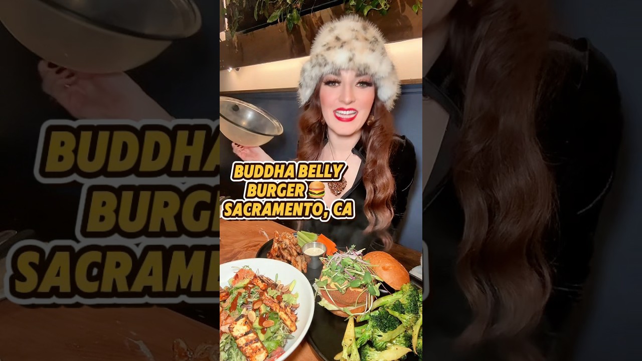 Buddha Belly Burger 🍔 Бургеры и салаты на растительной основе, Сакраменто, Калифорния 
