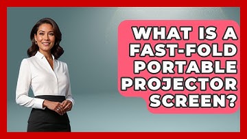 What Is A Fast-fold Portable Projector Screen? - NextGen Viewing and Audio