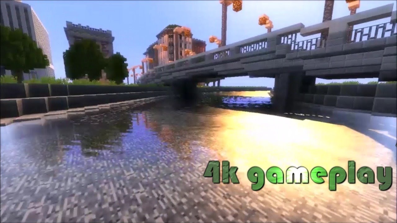 Minecraft 4k gameplay - YouTube