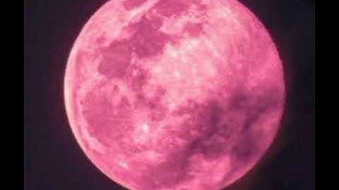 Pink moon watch today midnight. April 16,2022