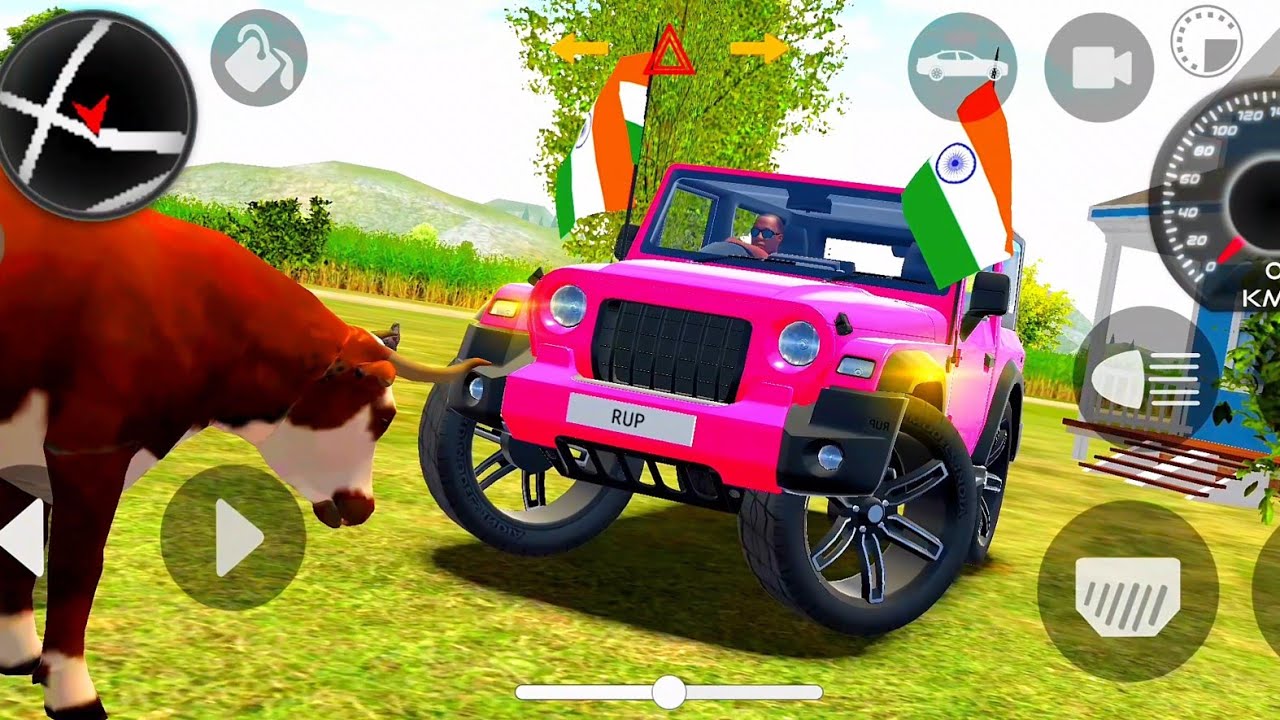 Modified Mahindra Thar😈Games:Indian Pink Thar (Gadi Wala Games) Car Game Android Game 