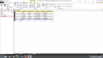 Access 2013 Unit A Video 8 - Edit Data