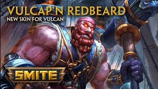 SMITE - New Skin for Vulcan - Vulcap'n Redbeard