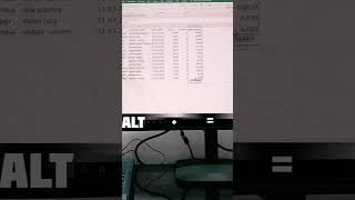 Excel autosum in hindi 🫣 total in One Click 🔘 #ExcelAutosum #exceltips #autosum #msexceltutorial