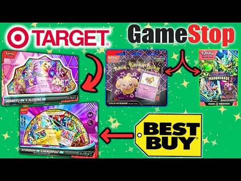 NEW Target Best Buy & GameStop Pokemon Cards Coming Soon! - YouTube