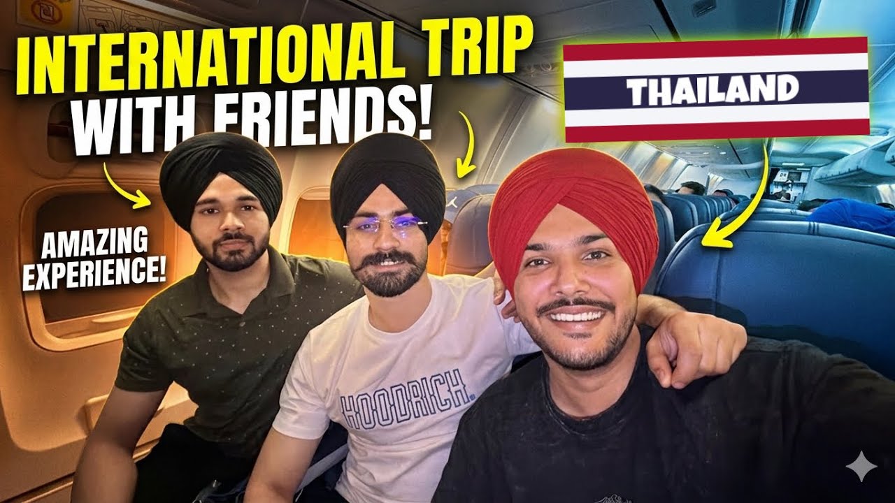 ⁣First international Trip with FRIENDS 🇹🇭 THAILAND , BANGKOK
