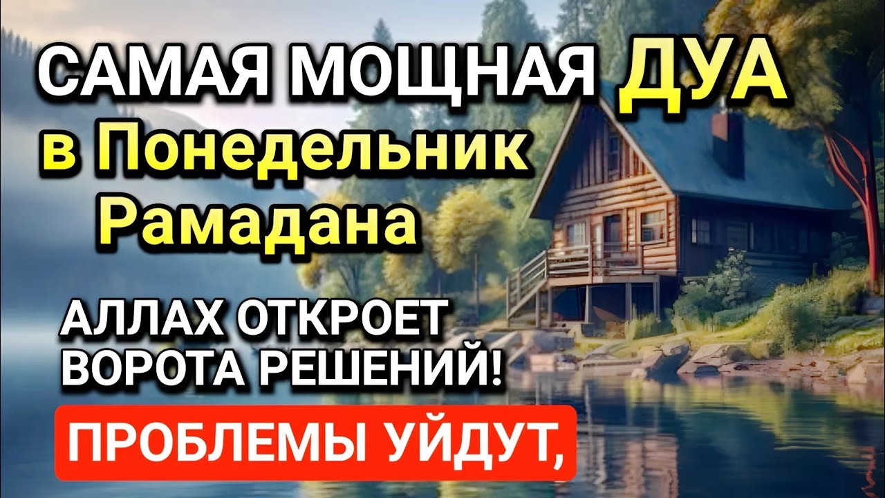 Самая сильная дуа в Понедельник! Ризк, богатство, успех, счастье!l