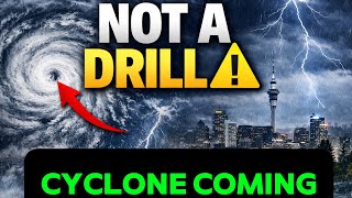 Cyclone Vaianu approaching NZ ⚠️ Auckland on alert, stay prepared for impact 🌪️ #NZ #Cyclone #Alert