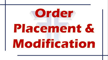 Fyers Web | Order Placement and Modification