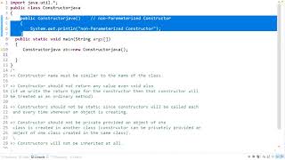 Java Tutorial For Beginners 21 -  Constructor || Lockdown Learner