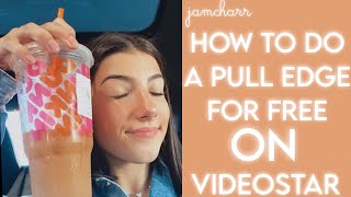 how to do a pull edge transition on Videostar || jamcharr