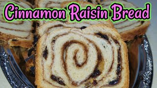 The World's🌎Best Cinnamon Raisin Bread🍞loaded with Wonderful Cinnamon Flavor and Juicy Raisins