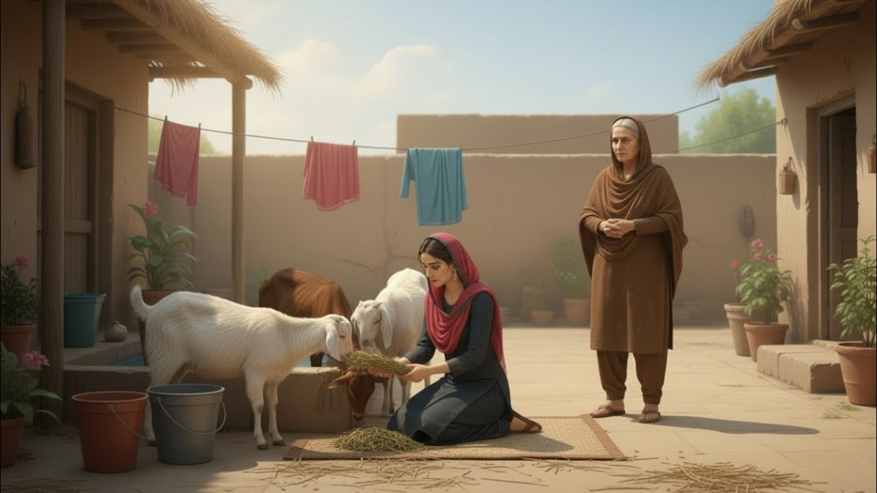 Bahu Ka Aik Din | Saas Aur Husband Ke Sath |Maryamvillagevlogs | maryamcartoonai |