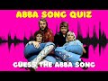 Abba Music Quiz | Guess the ABBA song | Music Quiz