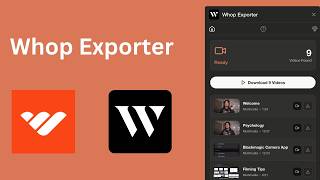 How to bulk export Whop videos in 2026? screenshot 4