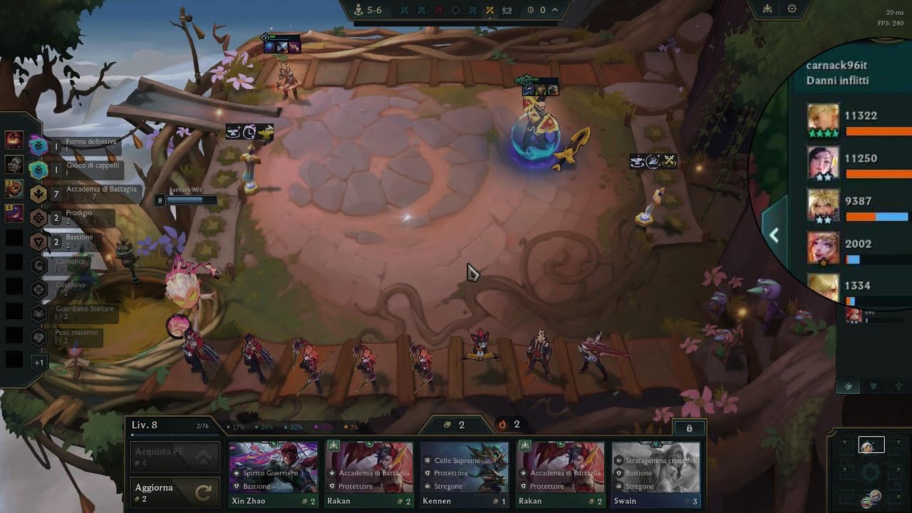 TFT - FREE WIN BATTLE ACADEMIA | GAREN⭐⭐⭐⭐ | TOP | FULL MATCH NO COMMENTARY