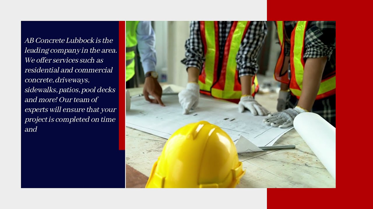 AB Concrete Lubbock | Best Concrete Contractor in Lubbock