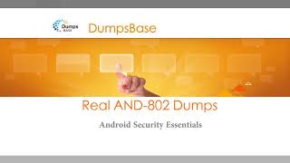 Android Security Essentials AND-802 Dumps Online