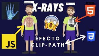 Increible Efecto X-Rays, Con Html, Css & JavaScript Clip-Path #Css 🤩