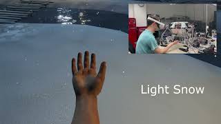 Let It Snow: Designing Snowfall Experience in VR