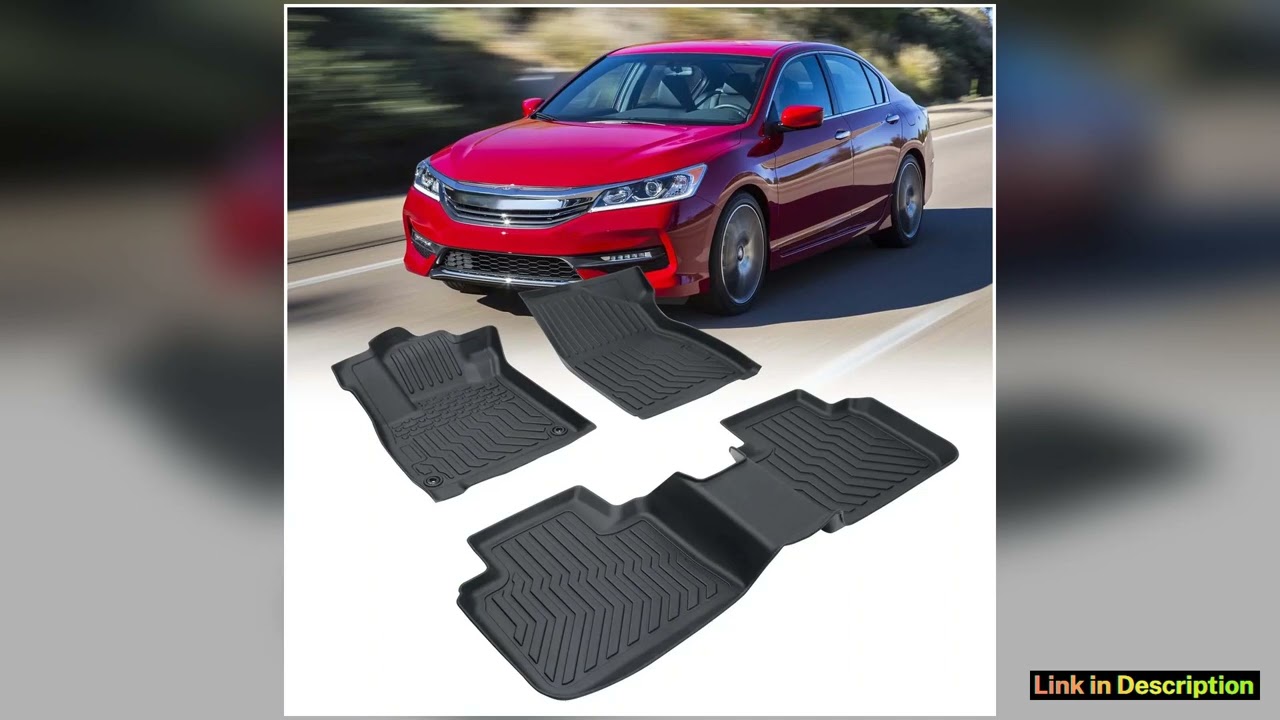 TPE Rubber Car Floor Mats AllWeather For 1821 Honda Accord Smart Upgrade