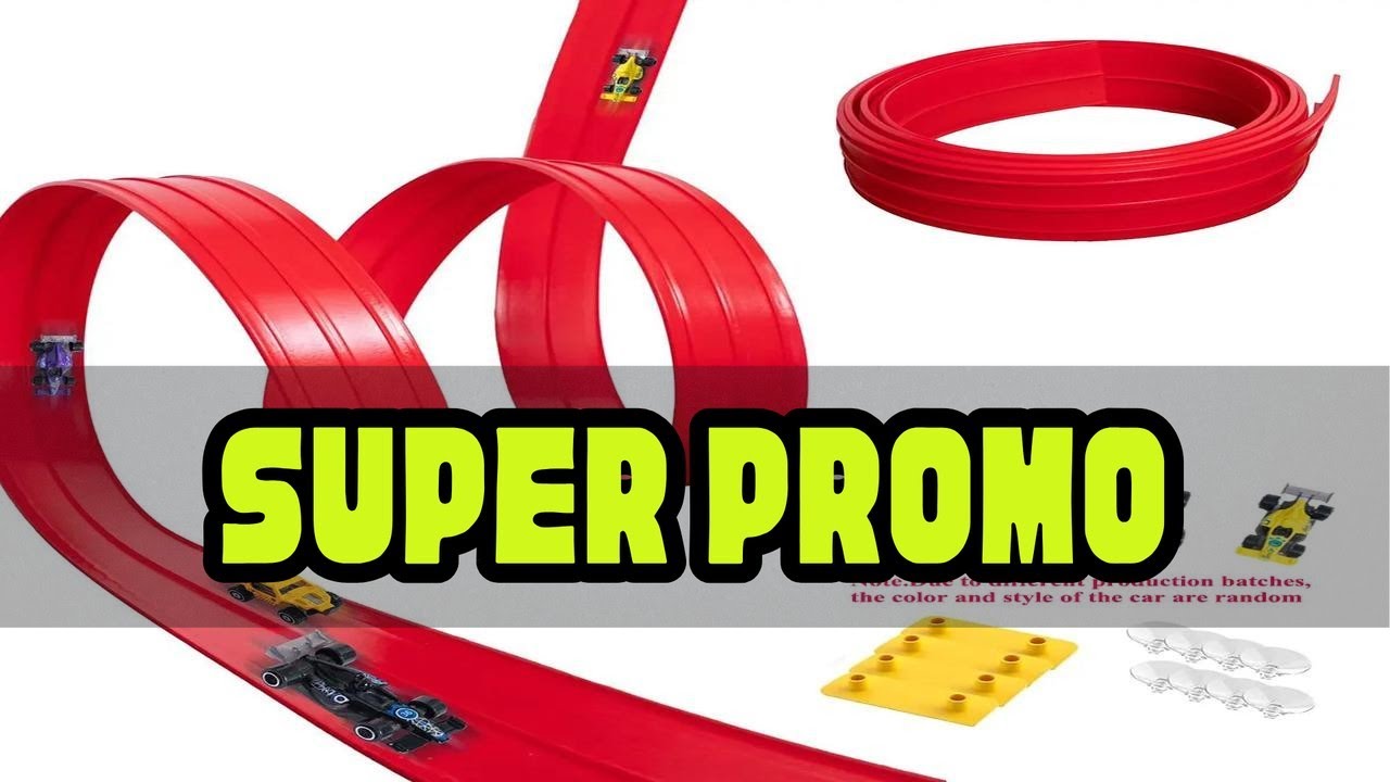 Flexible Race Track Children Toys DIY Double-track Racing Car Ramp Compatible 1/64th Cars Portable