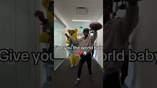 Travis Hunter Steppin Thru Life Wth Motion 🎥🚨 #dance #groove #content #mascot #entertainment #fyp