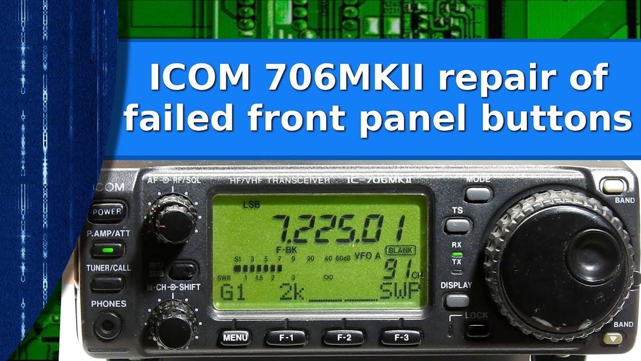 ICOM IC-706 Transceiver (Speaker / Squelch / RIT / Shift Not 