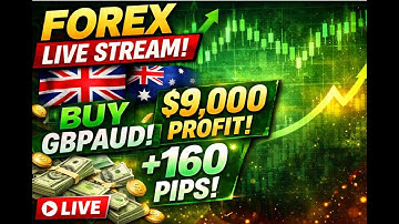 FOREX LIVE DAY TRADING 🔴 $9,000 Floating Profit | GBPAUD BUY +160 Pips (Live Trade)