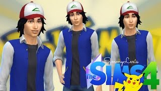 The Sims 4: Create A Sim - Ash Ketchum from Pokemon (Collab w/ TeriqTheSimmer)