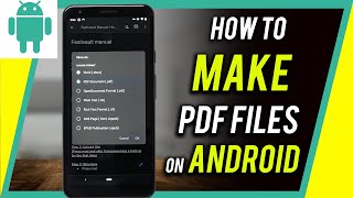 Cara Membuat File PDF di Ponsel Android