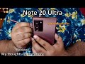 My thoughts on the Samsung Note 20 Ultra