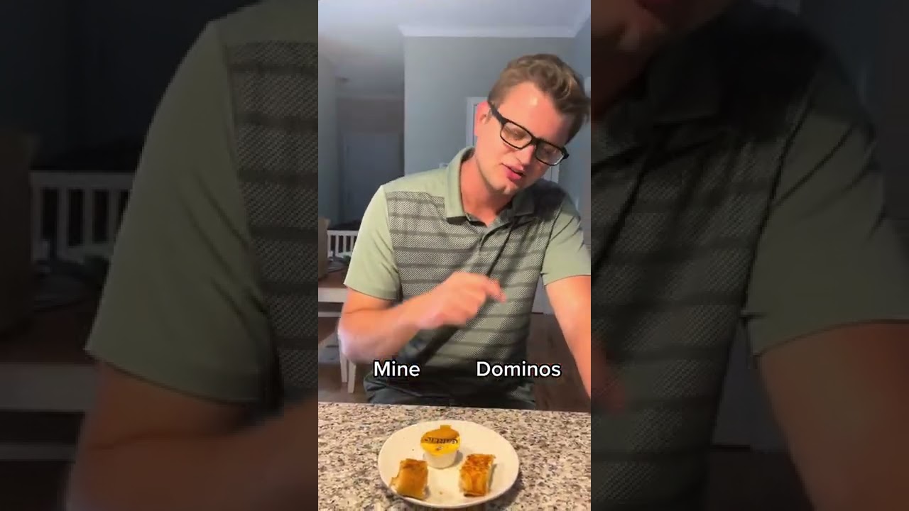 HOMEMADE VS DOMINOS CHEESY BREAD BLIND TASTE TEST