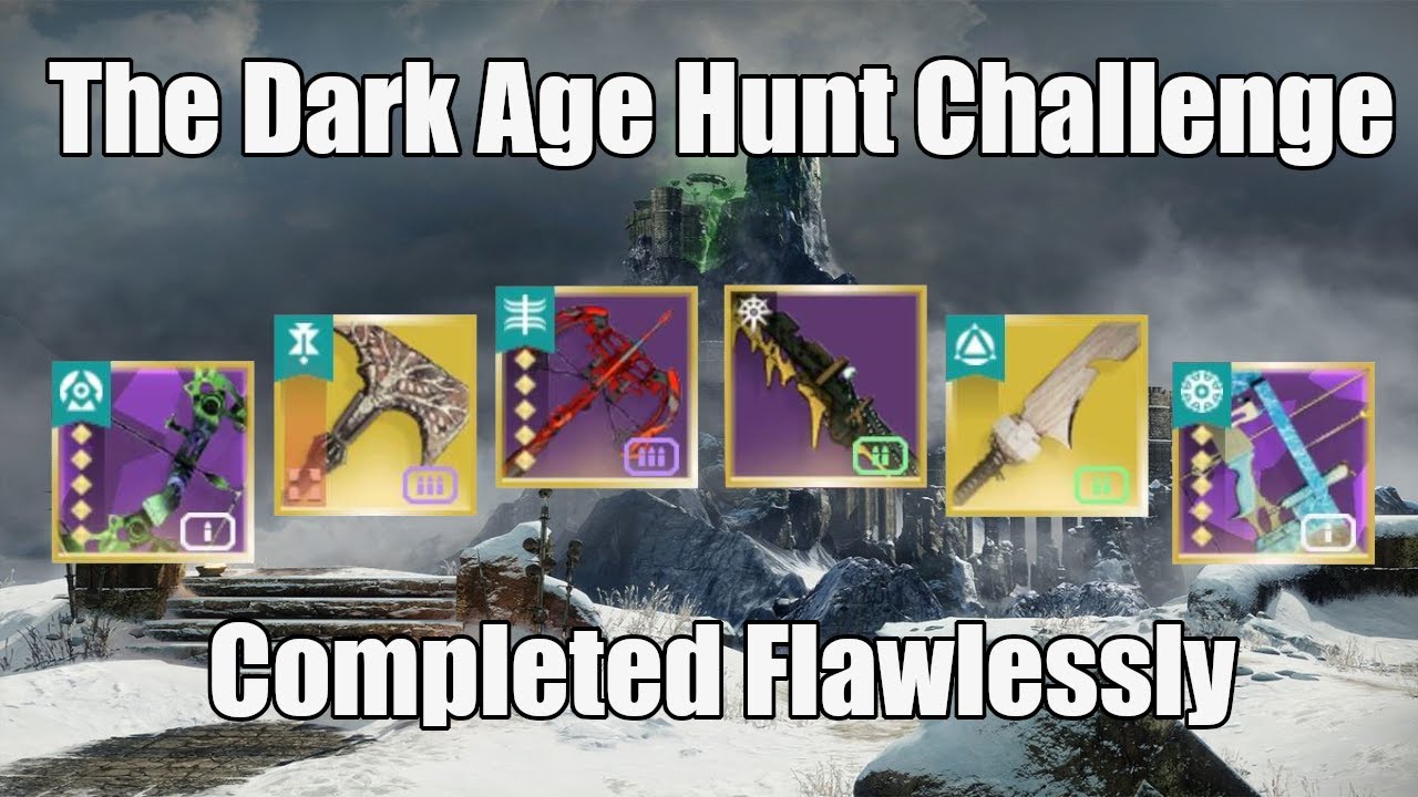 Completing The Dark Age Hunt Challenge Flawlessly! - Destiny 2 