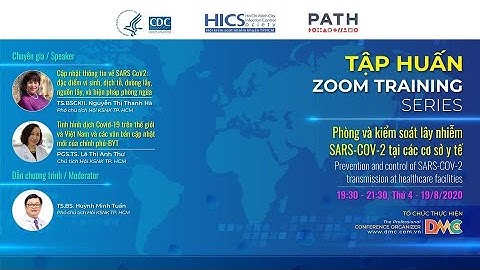 [CME] Phòng và kiểm soát lây nhiễm SARS-COV-2 cho nhân viên y tế trong cơ sở khám bệnh chữa bệnh.