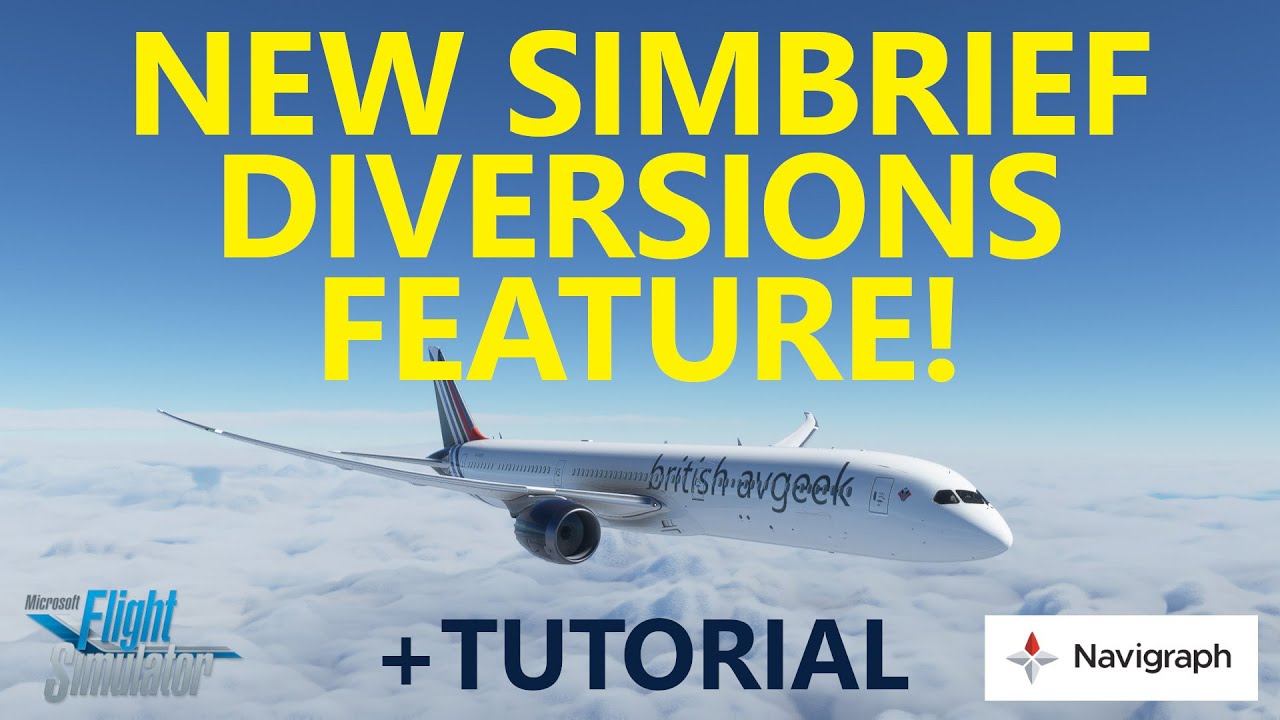 New Simbrief Diversion / Alternate Airport Features Explained for Short ...