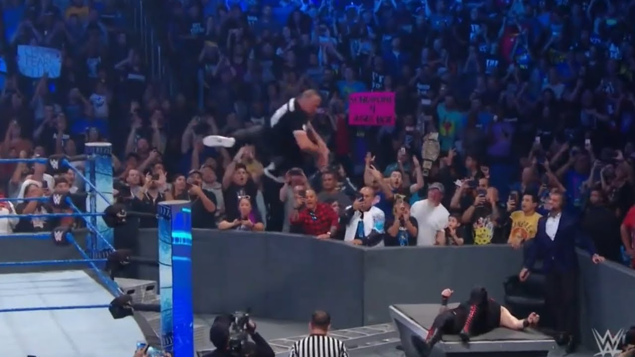WWE Announce Table Moments Compilation 1