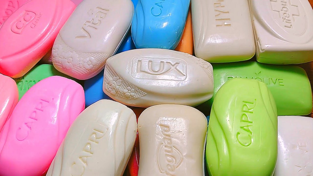 Wow Colourful ASMR Soap international ASMR Leisurely Unpacking Soaps Satisfying Video Relaxing