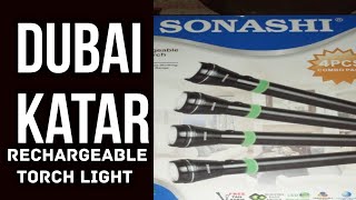 Dubai Rechargeable Torch Unboxing & Review by Tech N Social | Sonashi Rechargeable Torch Light Katar screenshot 2