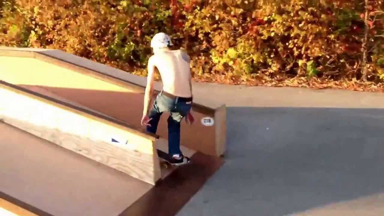 Kick flip board slide