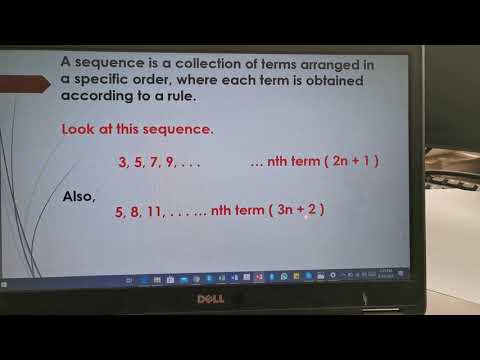 Grade 7: Math: to use the nth term of a sequence