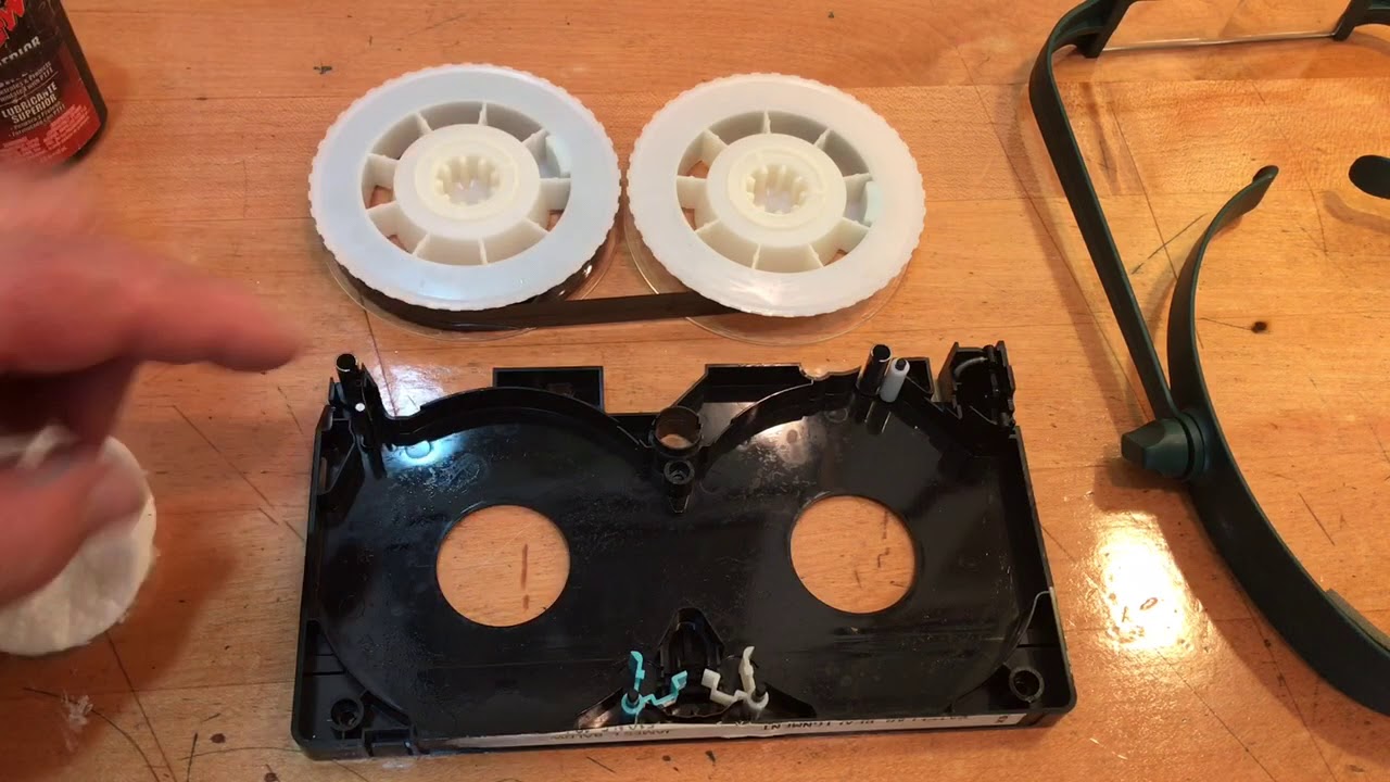 inside of a vhs tape