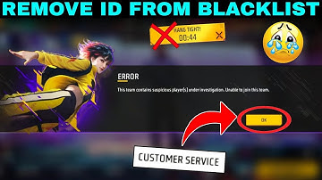 ERROR This team contains suspicious player(s) under investigation. Unable to join this team.