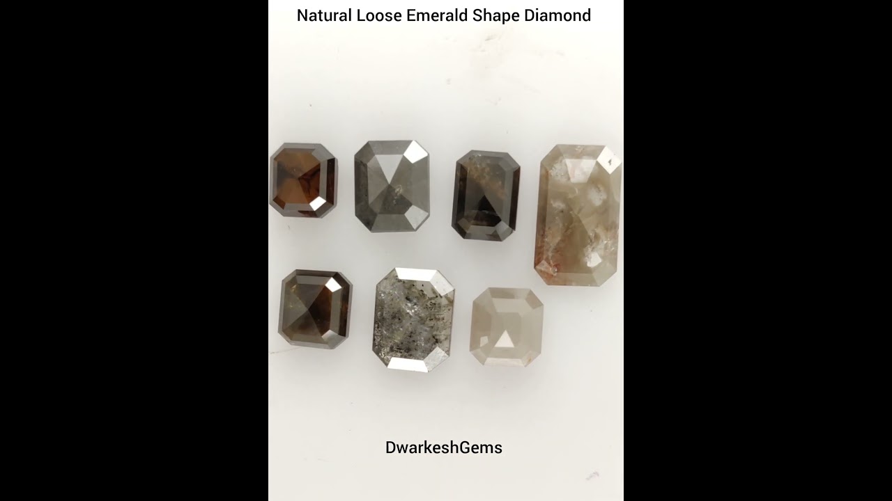 Natural Fancy Mix Color Emerald Shape Diamond | 